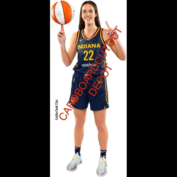 Caitlin Clark Life Size Cardboard Cutout Free Shipping! - Picture 1 of 3